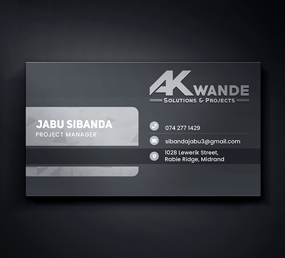 Akwande Solutions & Projects Business Card